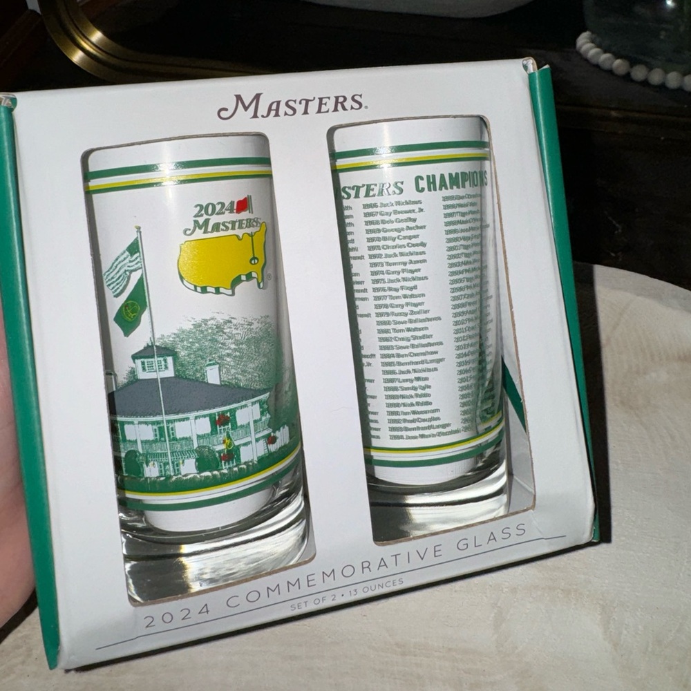 Masters Commemorative Glasses